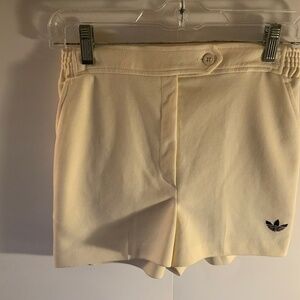 Vintage Adidas 70’s ATP Tennis Shorts Cream polyester- Rare